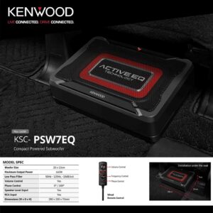 ساب باکس اکتیو کنوود Kenwood KSC-PSW7EQ