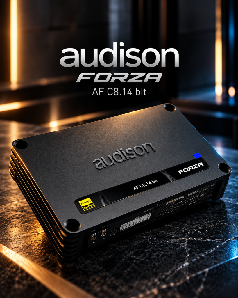 🇮🇹 Audison Forza AF C8.14 bit | آمپلی‌پروسسور حرفه‌ای ایتالیایی